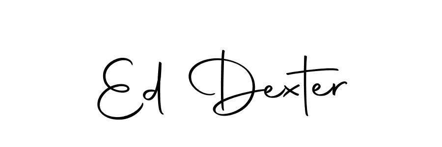 Design your own signature with our free online signature maker. With this signature software, you can create a handwritten (Autography-DOLnW) signature for name Ed Dexter. Ed Dexter signature style 10 images and pictures png